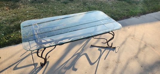 Glass And Metal Tables