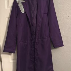Purple Coat (w/Blouse) -  For Prince Purple Rain Costume