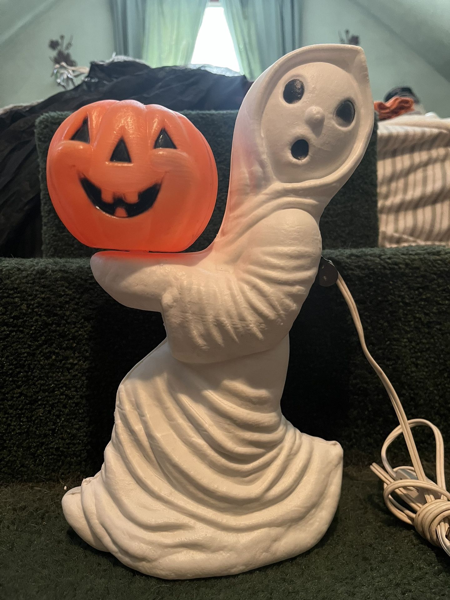 Halloween Blow Mold Ghost Vintage