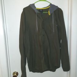 Oakley Button Down Hoodie Shirt 