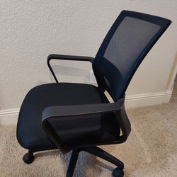 Back Adjustable Mesh Home Office Computer Desk Chair, Black

