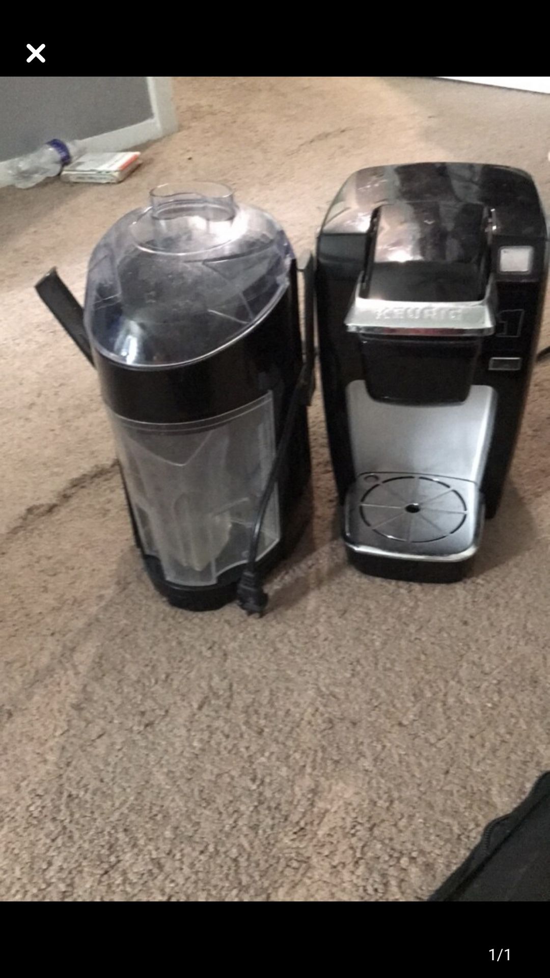 Coffee maker and juice maker