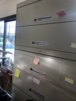 Metal cabinets