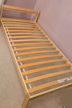 IKEA NEIDEN Twin Bed Frame and free mattress