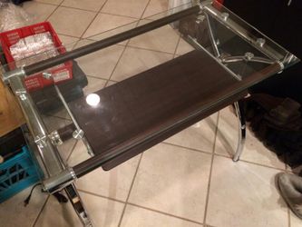 Glass desk