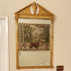 Antique Gold Leaf Mirror 