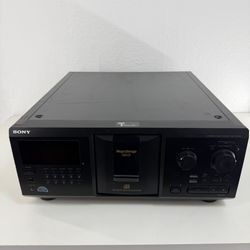 Sony CDP-CX355 300 Disc Mega Storage CD Changer Player, For Parts or Repair