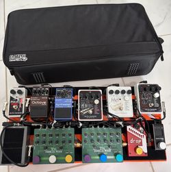 GUITAR PEDAL BOARD (Professional setup with 2 Parallel Mixers)