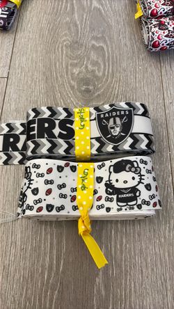 Grosgrain print ribbon set