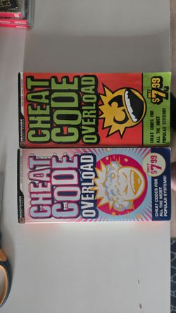 Lot of 2 Retro "Cheat Code Overload" Books (BradyGames)