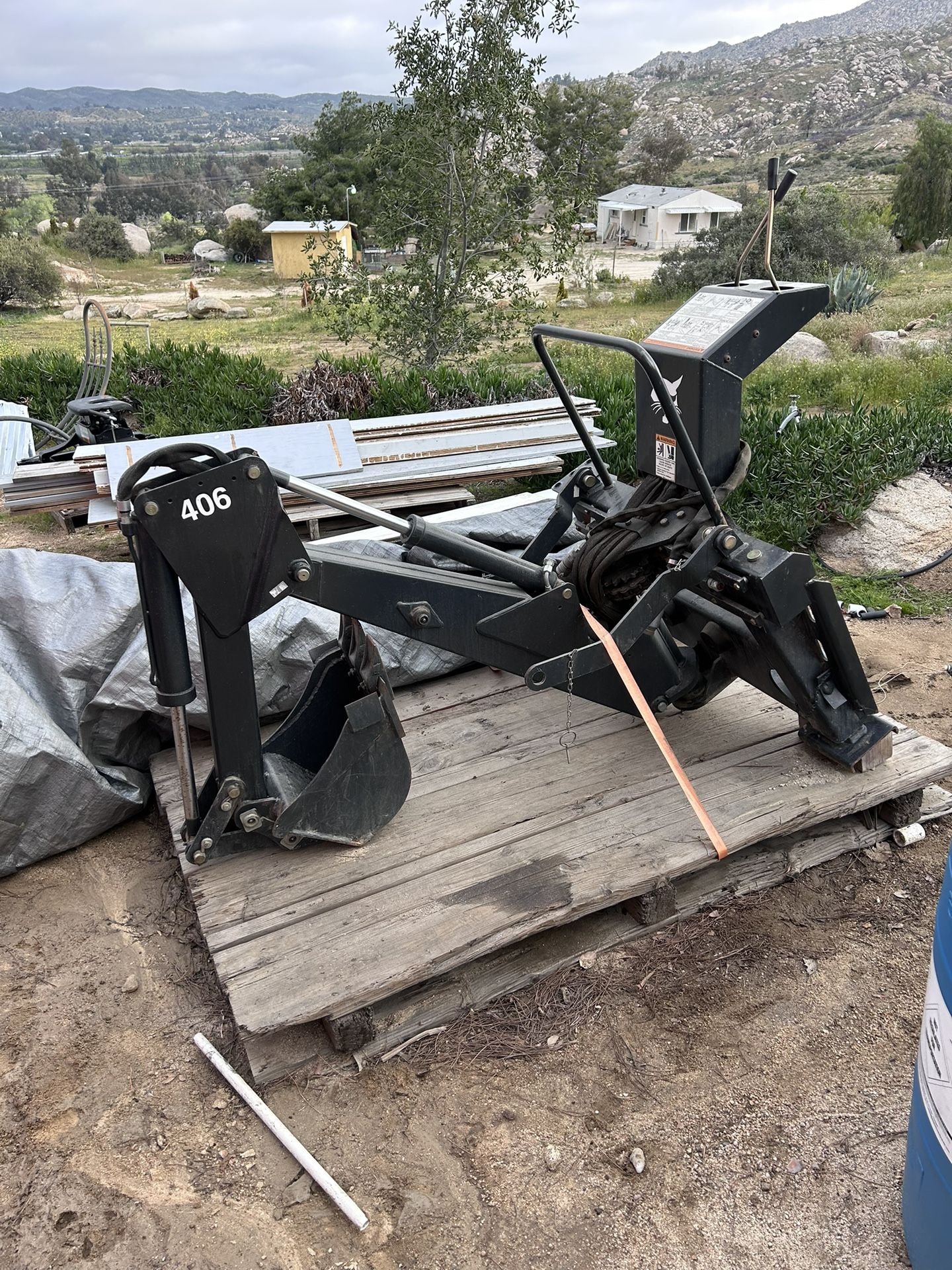 Backhoe Attachment For Skid Steer 