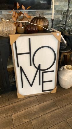 Wall “home” plaque