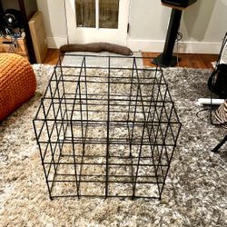 Architecture Cube Coffee Table with Glass Top