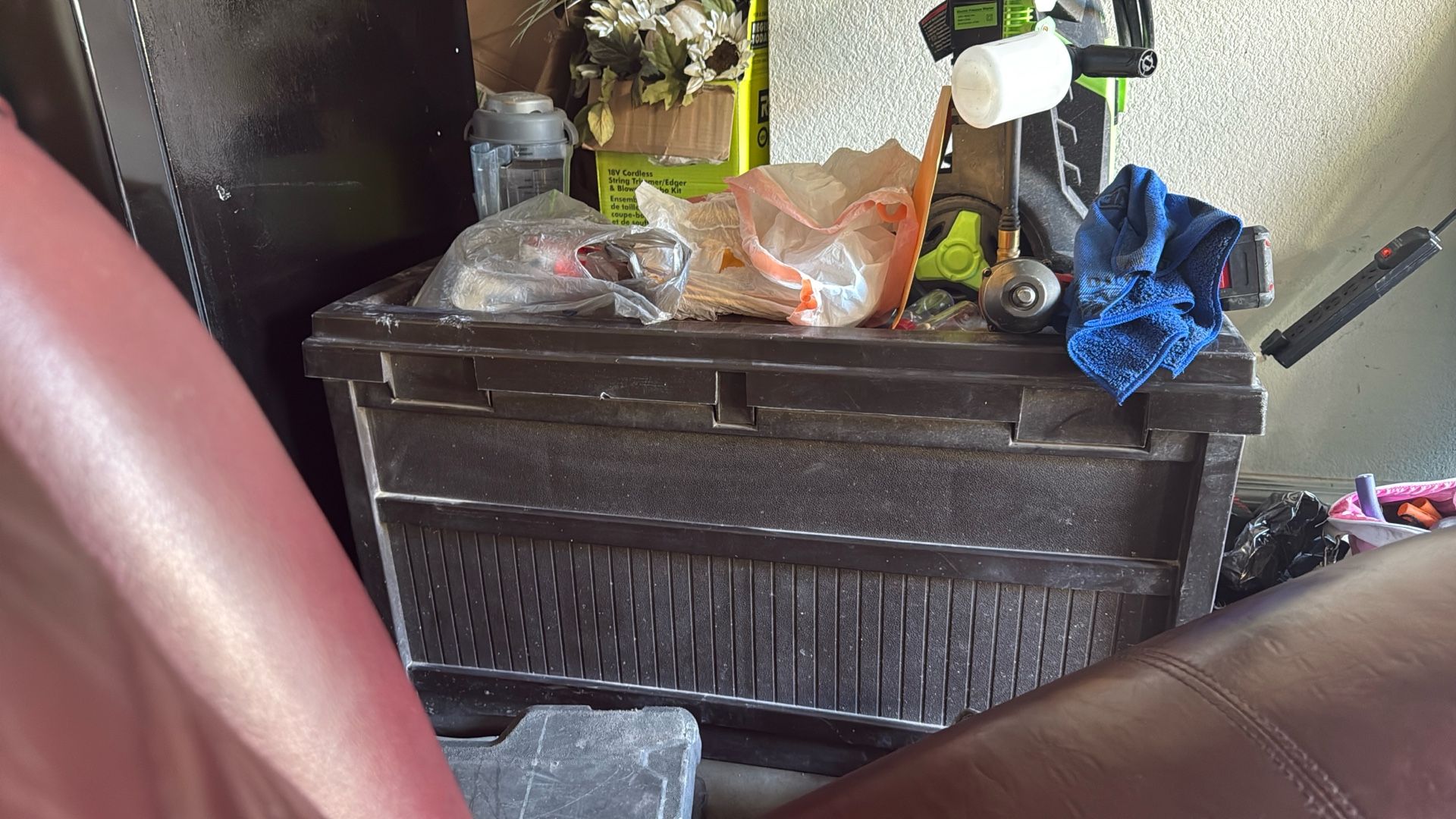 Trunk With Pool Items.