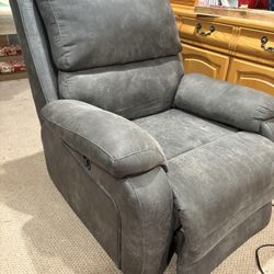 Green Electric Recliner