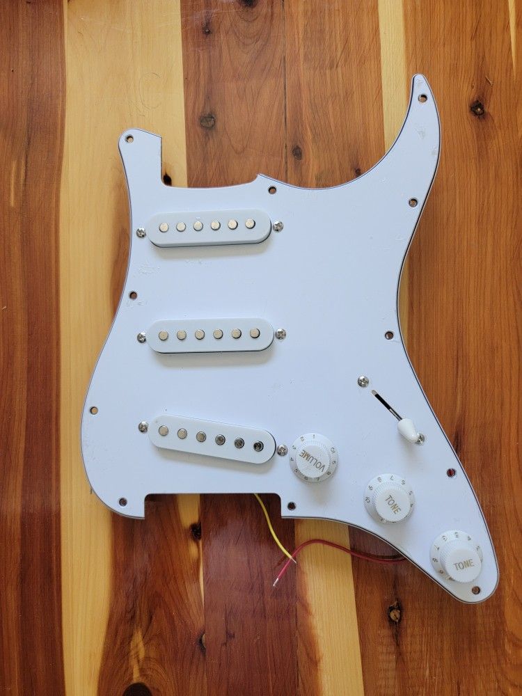 Loaded Stratocaster Style Pickguard Diy