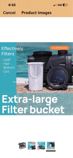 BRAND-NEW 2 HP SWIMMING POOL PUMP WITH TIMER – $135