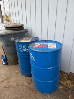 2 gas 55 gal drums