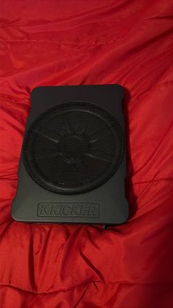 Kicker Hideaway 10 inch sub for a car