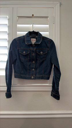 Mossimo Supply Co. Cropped Denim Jacket size M