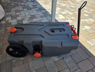 Portable RV Waste Water Tote Tank on Wheels