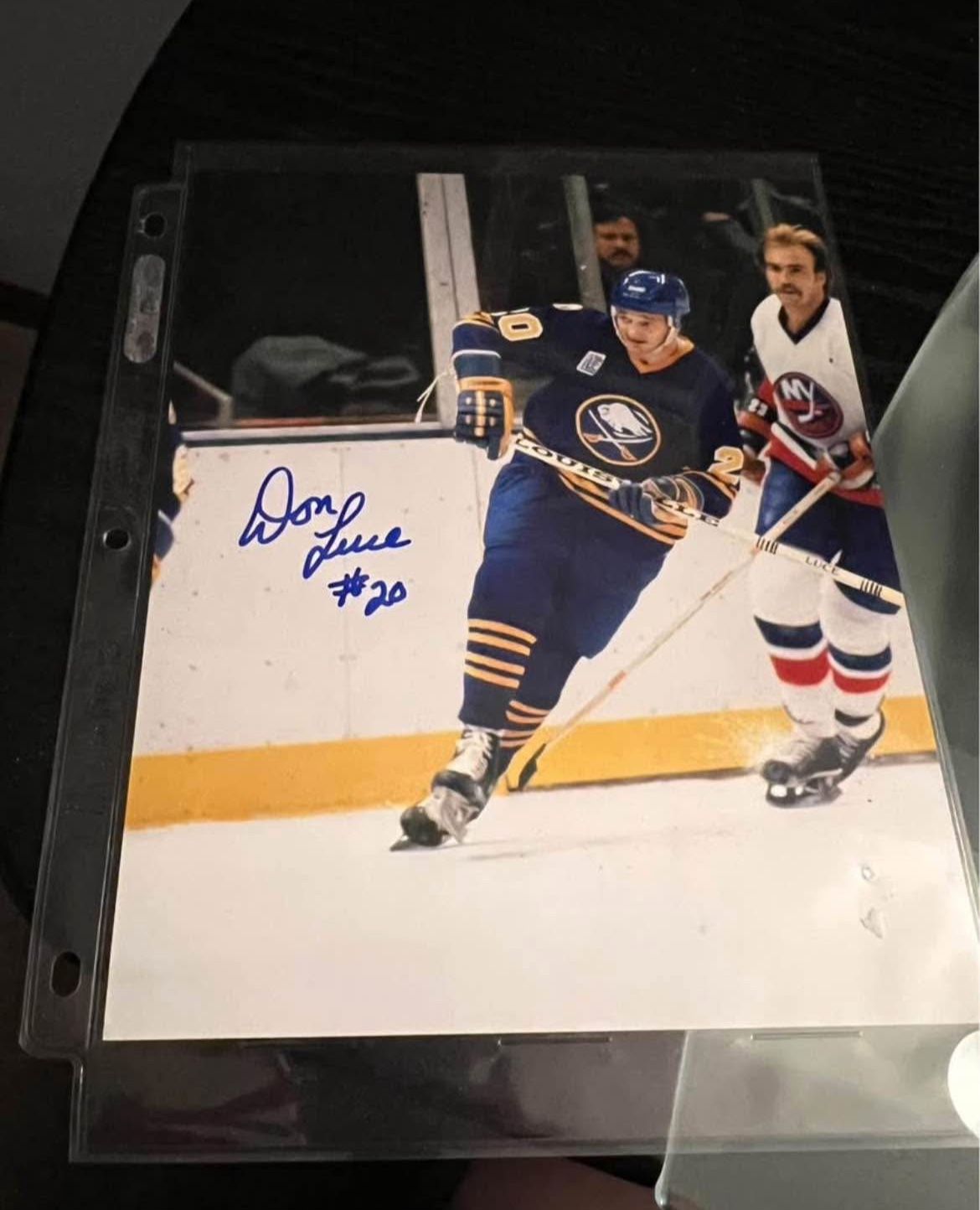 Buffalo Sabres Don Luce Signed 8x10 Photo