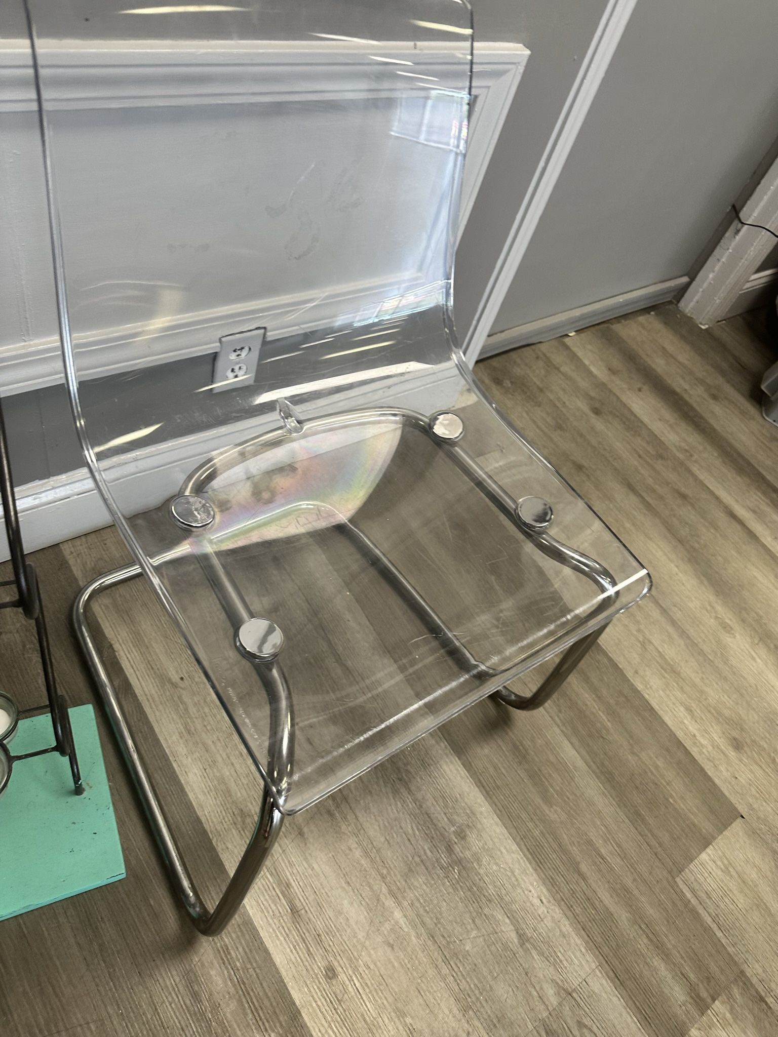 2 Clear Chairs