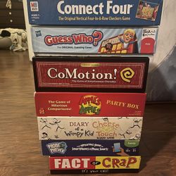 Assorted Board Games (8)
