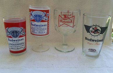 Budweiser glasses