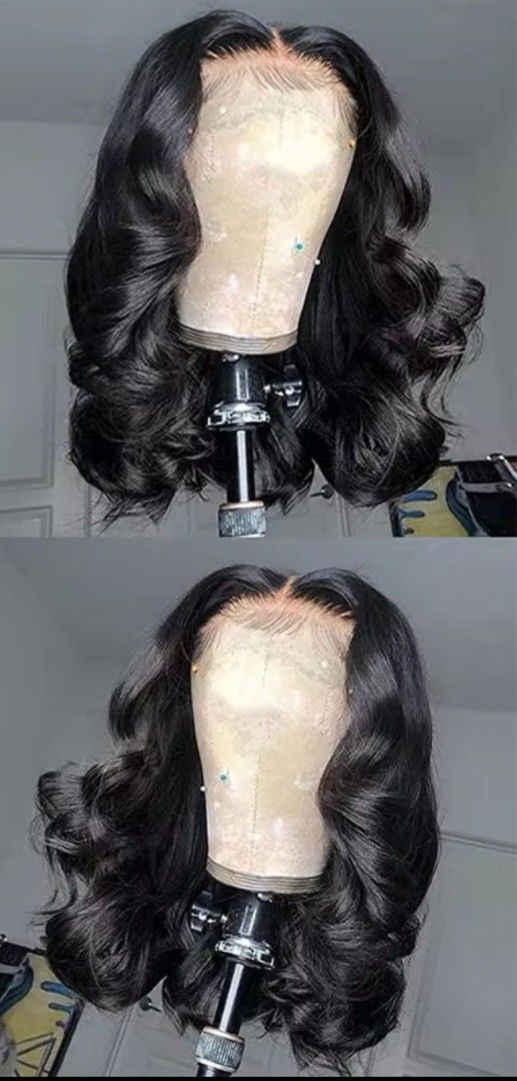 Body Wave Brazilian Remy Pre Plucked Short 14 inch Bob Wig