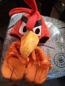 Angry bird costume home made cloth
