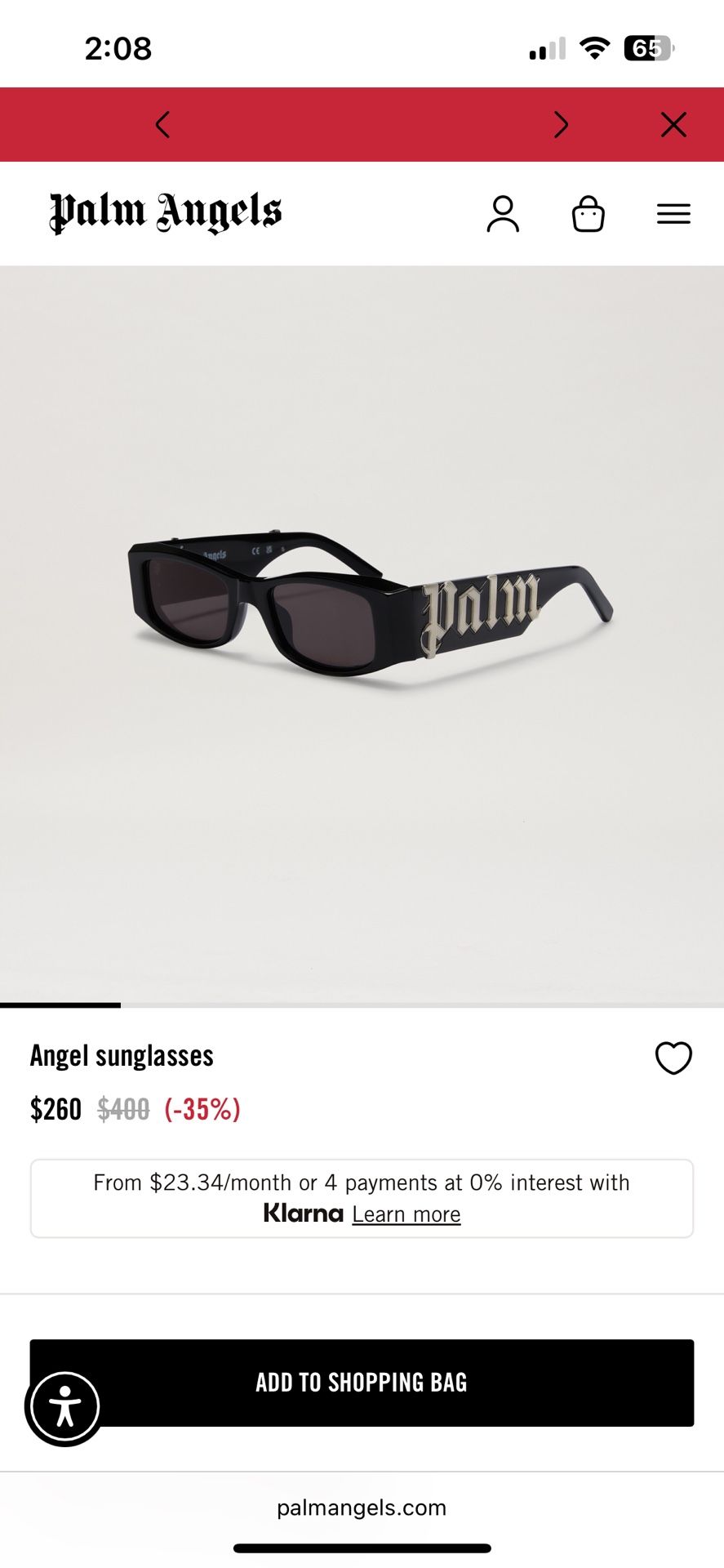Palm Angels Glasses
