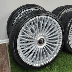 New 26 Inch Tis Wheels With Tires 6 Lug Universal