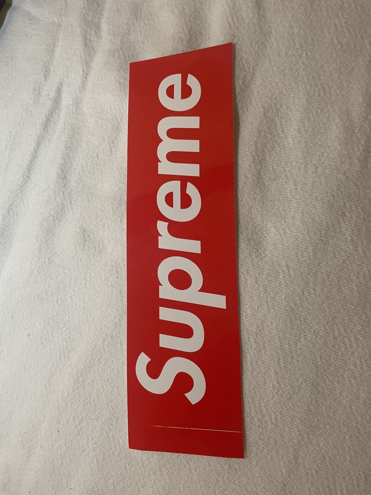 6 Large SUPREME Stickers