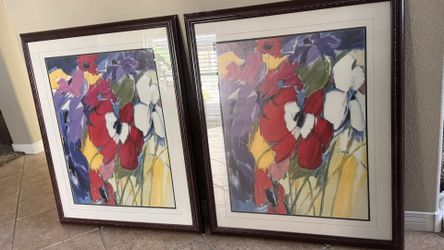 Flower Wall Decor -2 Pcs.