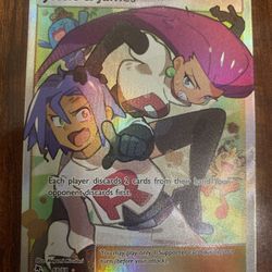 Pokemon Jessie & James 68/68 Hidden Fates Full Art Trainer Holo NM/M PACK FRESH
