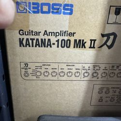BOSS Katana-100 MkII 100W 1x12 Guitar Combo Amplifier
