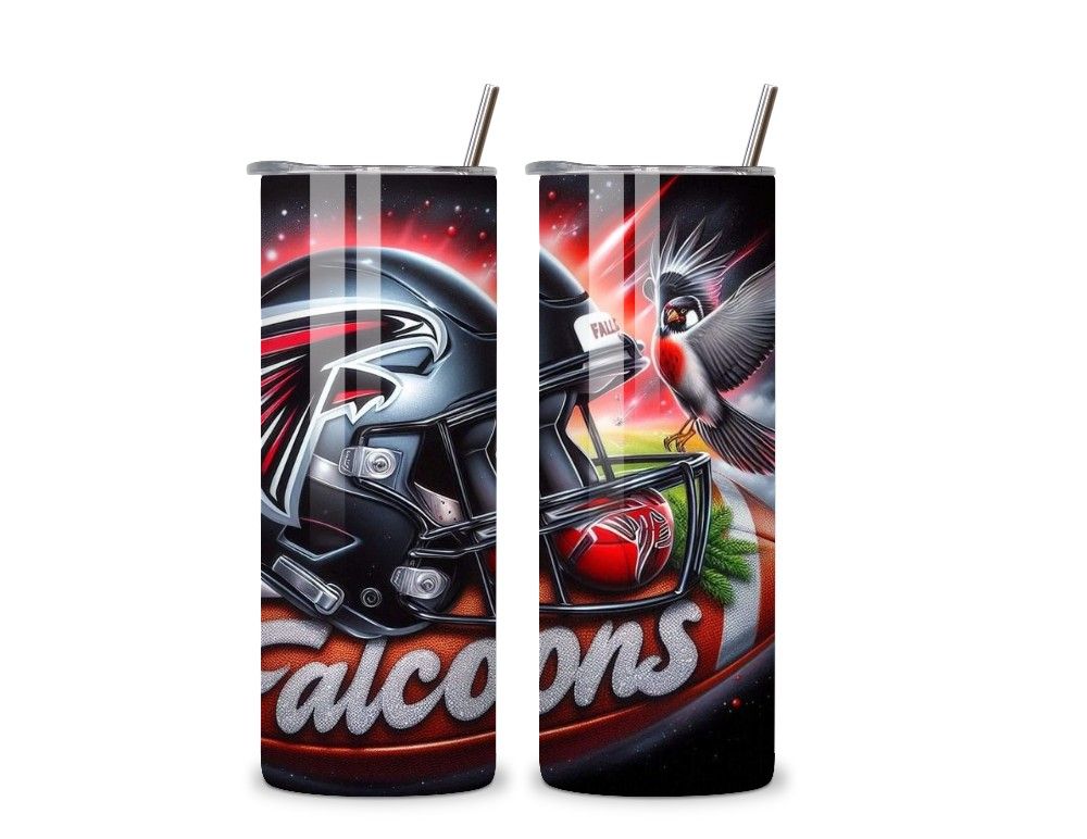 Red & Black Football Tumblr -20 Oz Game Day Drinkware