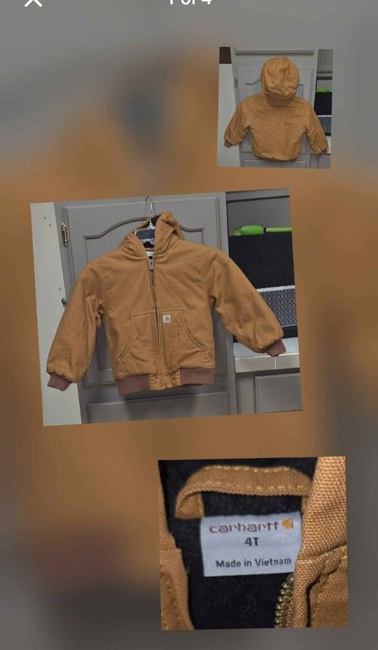 Toddler Carhartt Brand Coat