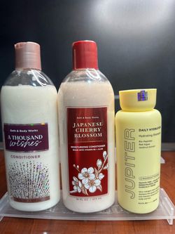 $10 each Bath & Body Works Conditioner or Jupiter Shampoo