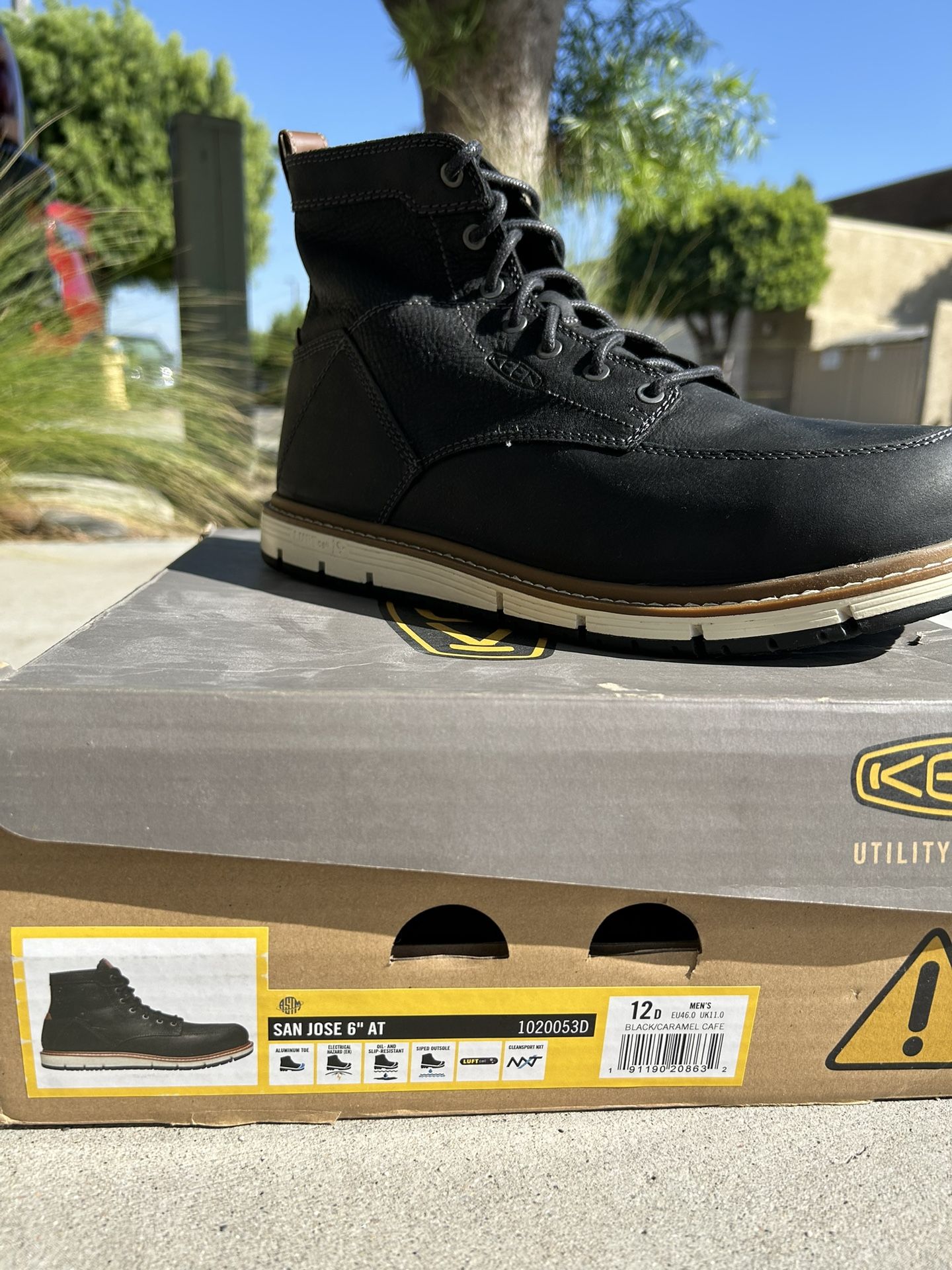 Keen San Jose 6” AT Aluminum Toe Boots Size 12