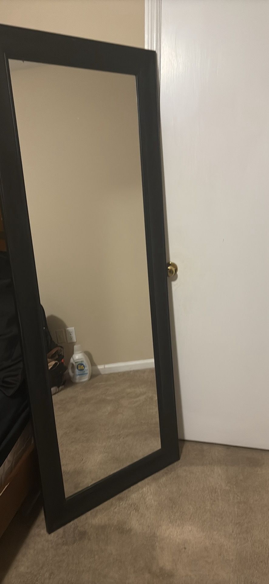Black 6ft Mirror