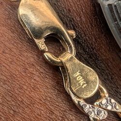10k Yellow Gold Bracelet 7 inches 