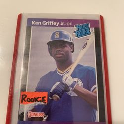 Ken Griffey Jr Rookie Baseball Card