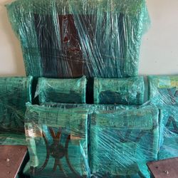 Solid Wood Dining Table Set – 6 Chairs