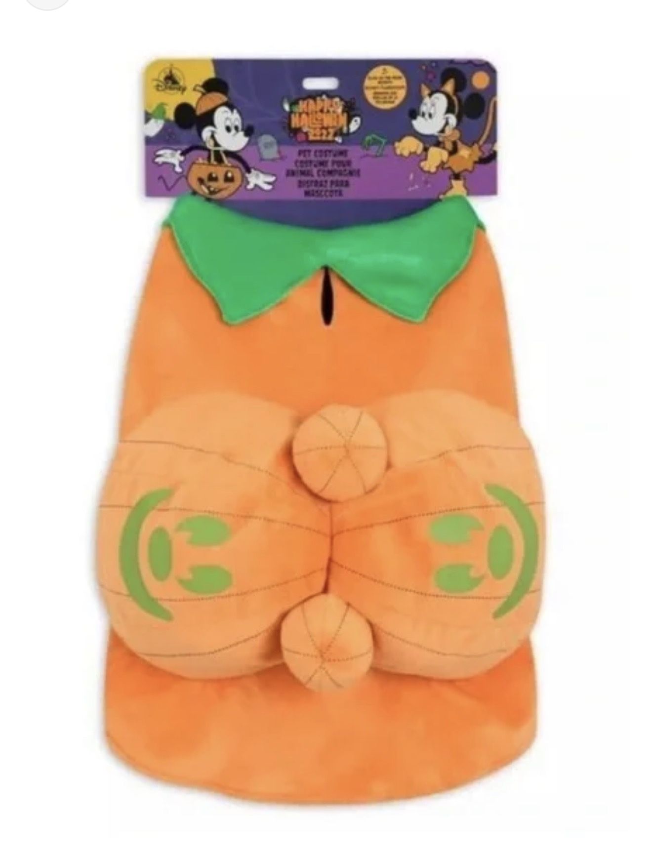 Disney Pumpkin Dog Costume