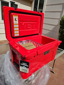 YETI Tundra 45 Rescue Red 34 qt Hard Cooler