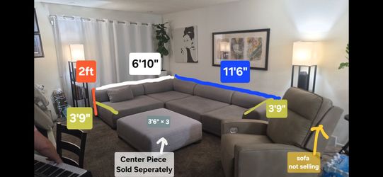 Sectional Couch (less than 1 year old)