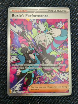 Pokémon TCG Roxie's Performance Chaos Rising Special Illustration Rare