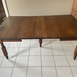Antique Wooden Dining Room Table